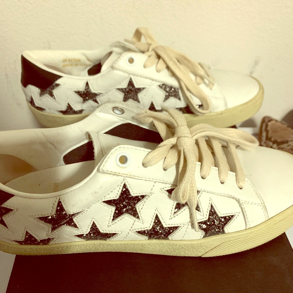 YSL Saint Laurent Paris Star Sneaker size 38
